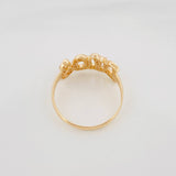 Ring God 2.35 g / T7 1/2 Yellow Gold 18K