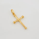 Dije Cruz 1.7 g / 1 1/4 in Oro Amarillo 18K