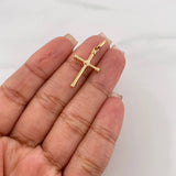 Dije Cruz 1.7 g / 1 1/4 in Oro Amarillo 18K