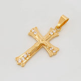 Dije Cruz Cristo 2.7 g / 1 3/4 in Oro Amarillo 18K