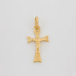Dije Cruz Cristo 0.8 g / 1 in Oro Amarillo 18K