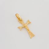 Dije Cruz Cristo 0.8 g / 1 in Oro Amarillo 18K