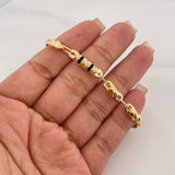Pulso Rustico 6.05 g / 8 1/4 in / 5 mm Oro Amarillo 18K
