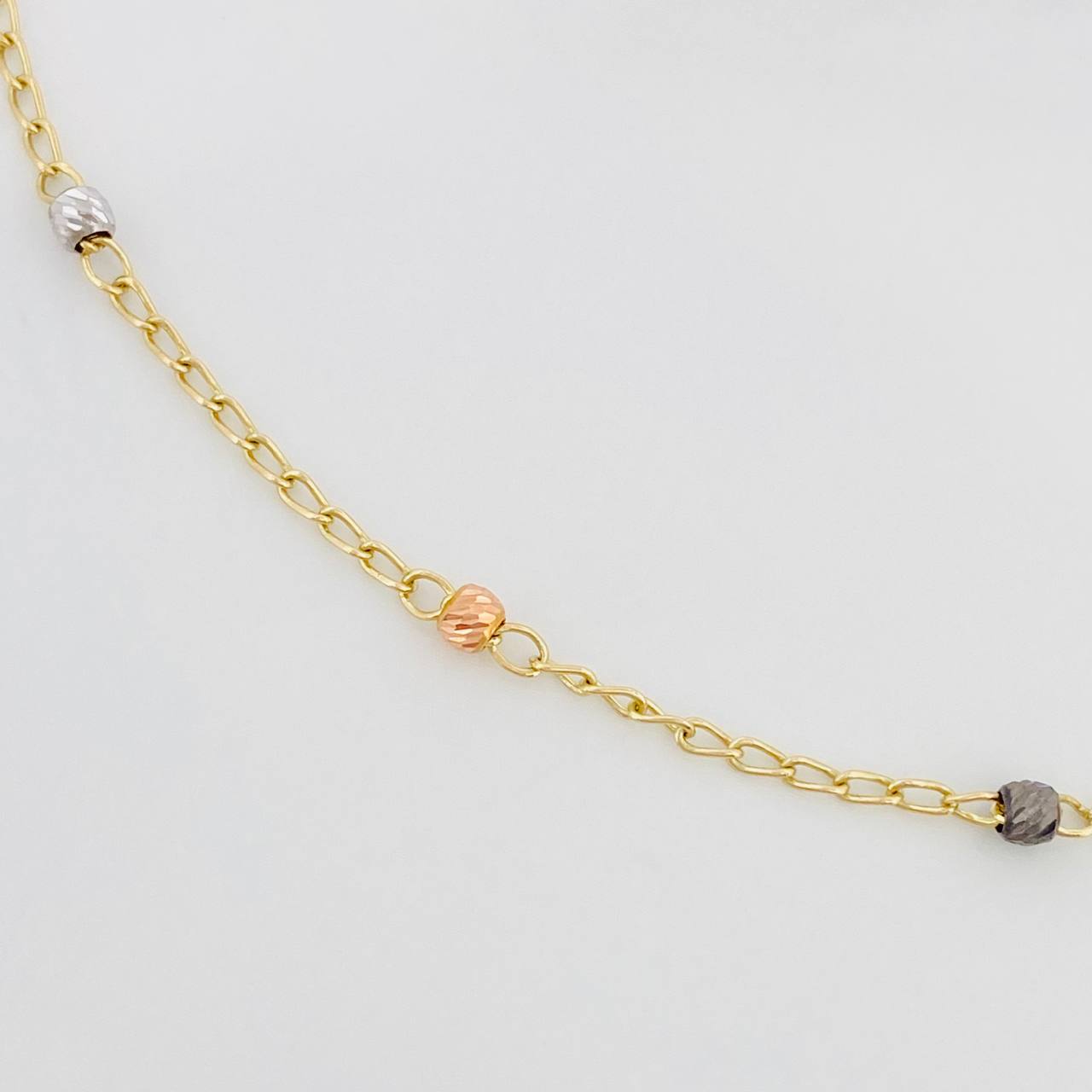 Tobillera Espiga 1.7 g / 9 3/4 in / 1.4 mm Tres Oros 18K