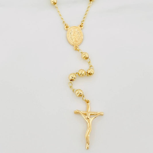 Rosario Virgen de la milagrosa 11.35g / 24 in / 3.85mm Oro Amarillo 18K