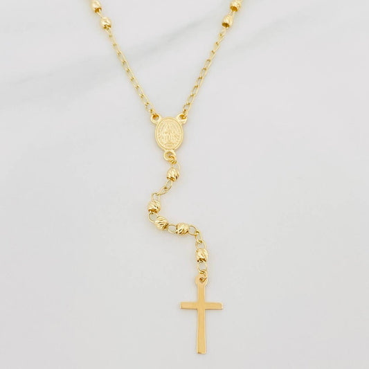 Rosario Virgen Milagrosa 5.8 g / 21 1/4 in / 2.6 mm Oro Amarillo 18K