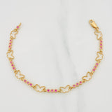 Tennis Bracelet Butterfly 5.15g / 6 3/4 in / 2.6mm Yellow Gold 18K