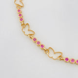 Tennis Bracelet Butterfly 5.15g / 6 3/4 in / 2.6mm Yellow Gold 18K