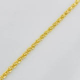 Morse Bracelet 2.3g / 7 1/4 in / 2.24mm Yellow Gold 18K