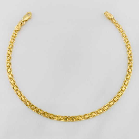 Pulso Chino 1.9g / 7 1/4 in / 2.9mm Oro Amarillo 18K