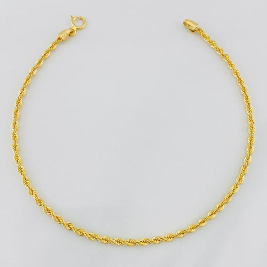 Pulso Lazo 1.35g / 8 in / 2.18mm Oro Amarillo 18K