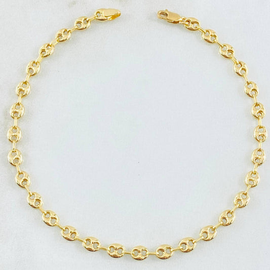 Pulso GC 2.7gr / 7 1/4 in / 3.3mm Oro Amarillo 18K