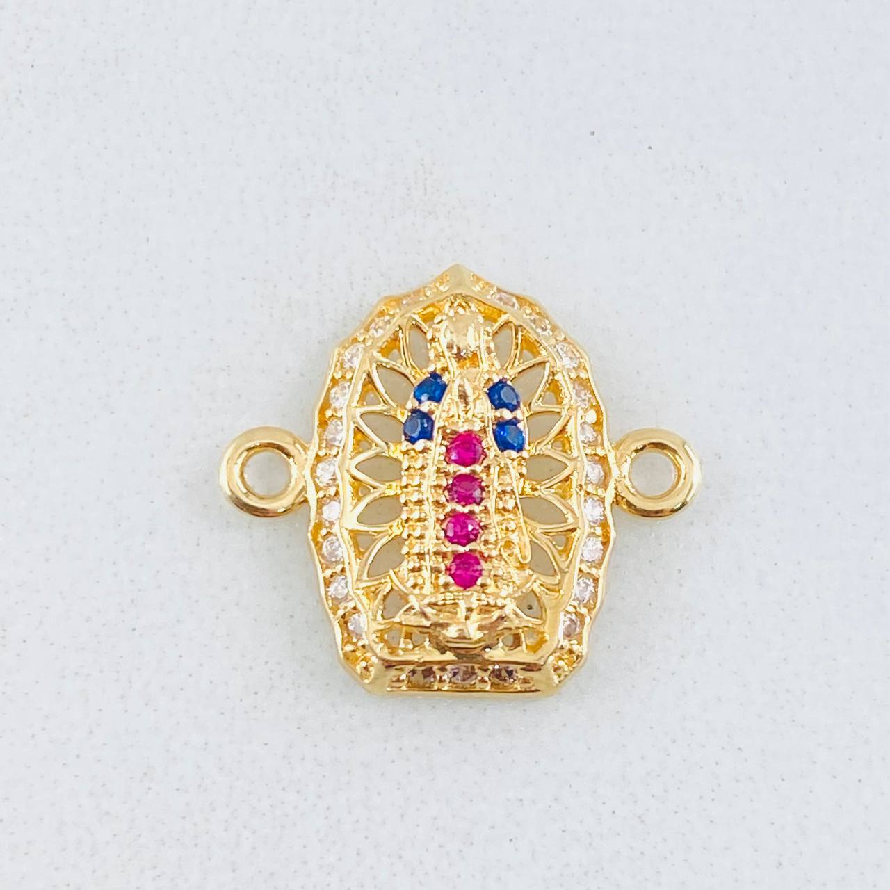 Herraje Herraje Virgen Guadalupe 1.2gr / 1/2 in / Oro Amarillo 18K