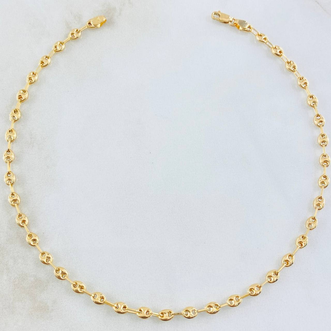 GC Anklet 3.15gr / 10.5in / 18K Gold