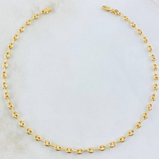 GC Anklet 3.15gr / 10.5in / 18K Gold