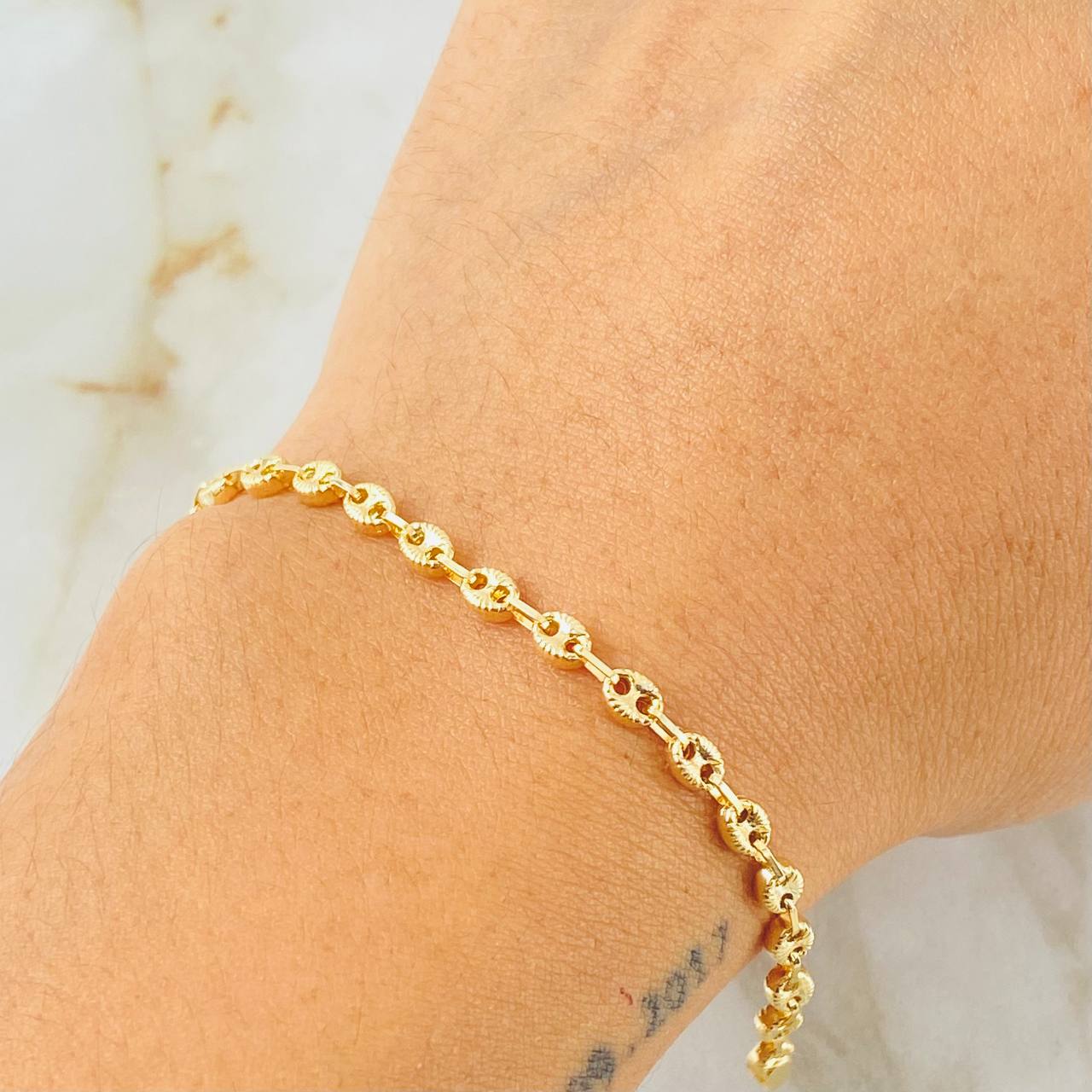 Bracelet GC 2.55gr / 7 1/4 in / 18K Gold