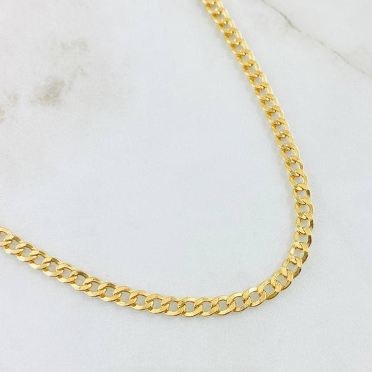 Cadena Cubana 6.2gr / 19 3/4 in / Oro Amarillo +1 18K *
