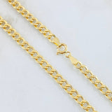Cadena Cubana 6.2gr / 19 3/4 in / Oro Amarillo +1 18K *