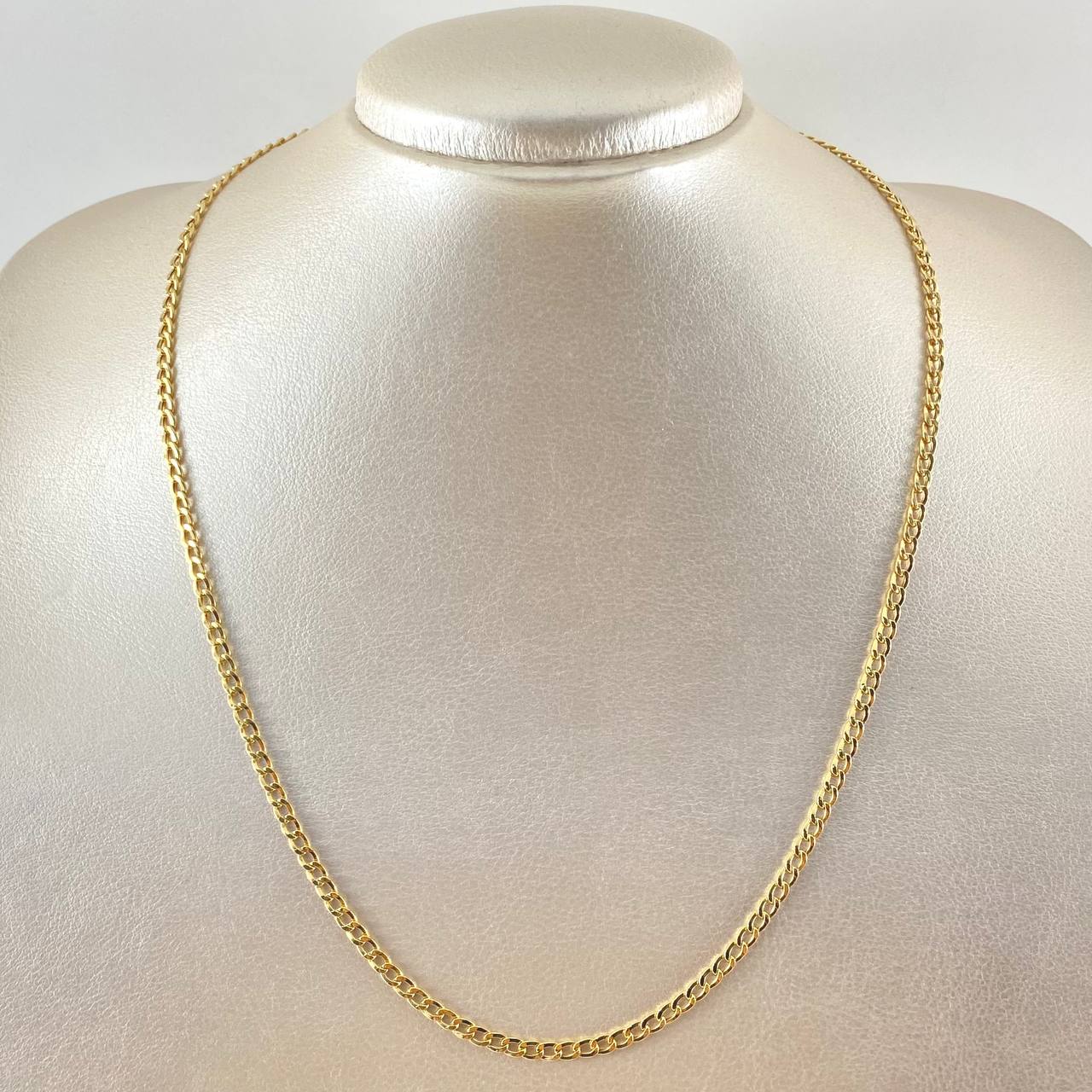 Cadena Mini Cubana 4gr / 19 3/4 in / Oro Amarillo +1 18K !
