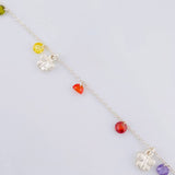 Tobillera Mariposas Colgantes 3.55g / 10 1/4 in / 1.2mm Plata 925 (Oferta)