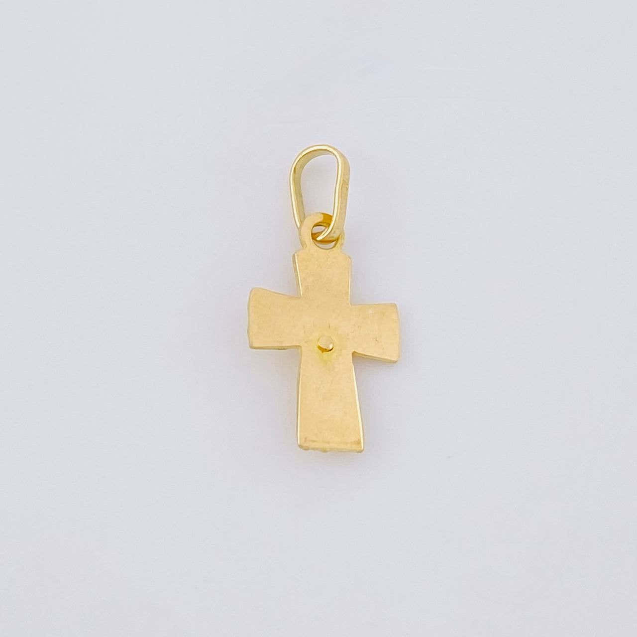 Dije Cruz Cristo 0.55g / 3/4 in Oro Amarillo 18K