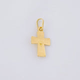 Dije Cruz Cristo 0.55g / 3/4 in Oro Amarillo 18K