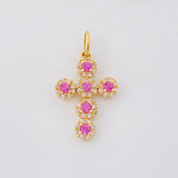 Dije Cruz Tupida 2g / 1 in Oro Amarillo 18K