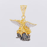 Dije San Miguel Arcangel 4.25g / 1 1/4 in Oro Amarillo 18K