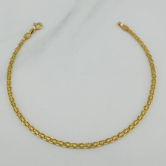 Pulso Chino 1.35 g / 7 1/2 in / 2.4 mm Oro Amarillo 18K