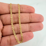 Bismark Bracelet 1.35 g / 7 1/2 in / 2.4 mm Yellow Gold 18K