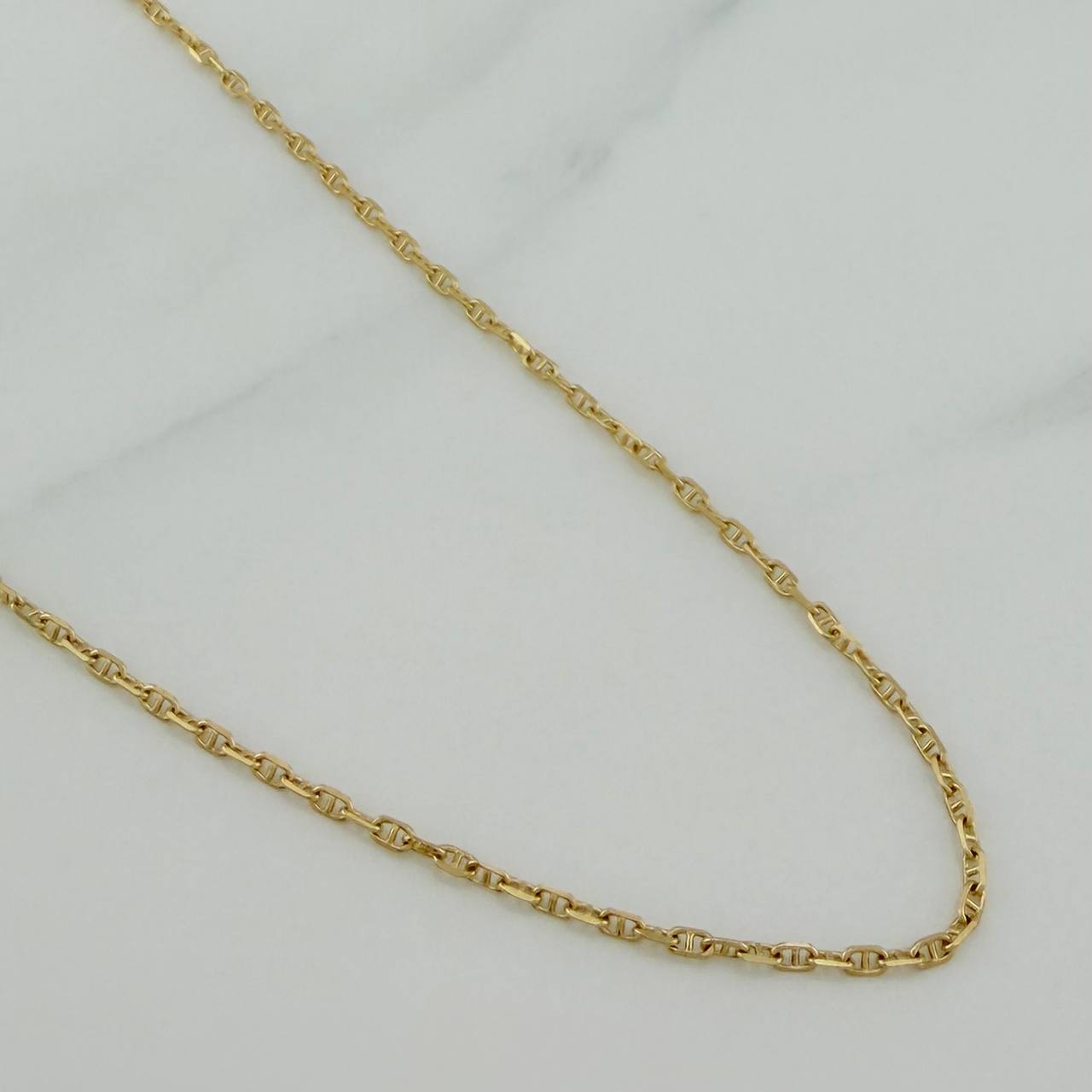 Cadena Escalera Volga 2.45 g / 16 in / 0.94 mm Oro Amarillo 18K