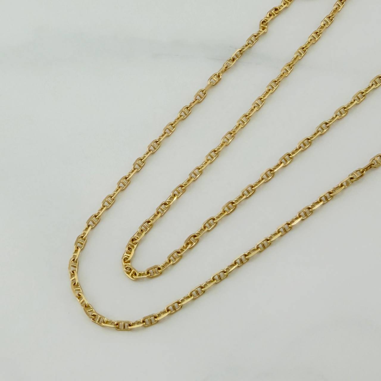 Cadena Escalera Volga 2.45 g / 16 in / 0.94 mm Oro Amarillo 18K