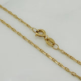 Cadena Escalera Volga 2.45 g / 16 in / 0.94 mm Oro Amarillo 18K