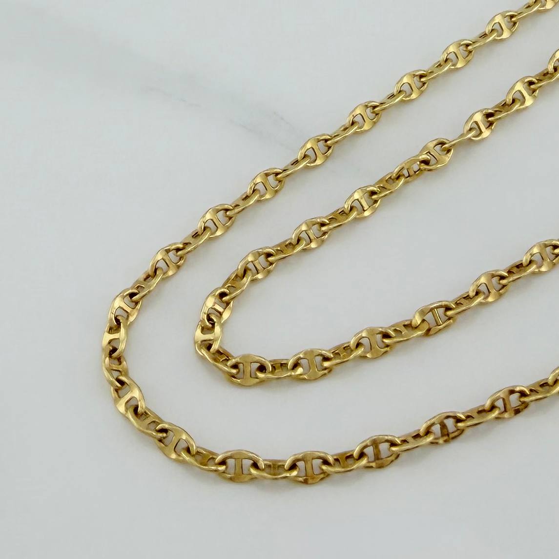 Cadena Escalera Volga 3.45 g / 19 3/4 in / 2.4 mm Oro Amarillo 18K