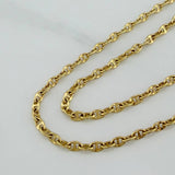 Cadena Escalera Volga 3.45 g / 19 3/4 in / 2.4 mm Oro Amarillo 18K