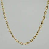 Paperclip Chain Diamond Cut 1.85 g / 17 3/4 in / 0.97 mm 18K Yellow Gold