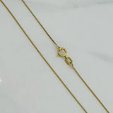 Cadena Veneciana 1.55 g / 23 3/4 in / 0.62 mm Oro Amarillo 18K