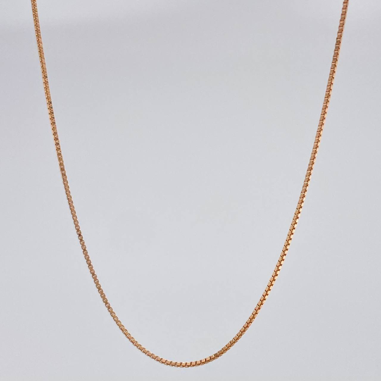 Cadena Veneciana 1.9 g / 20 in / 0.71 mm Oro Rosa 18K