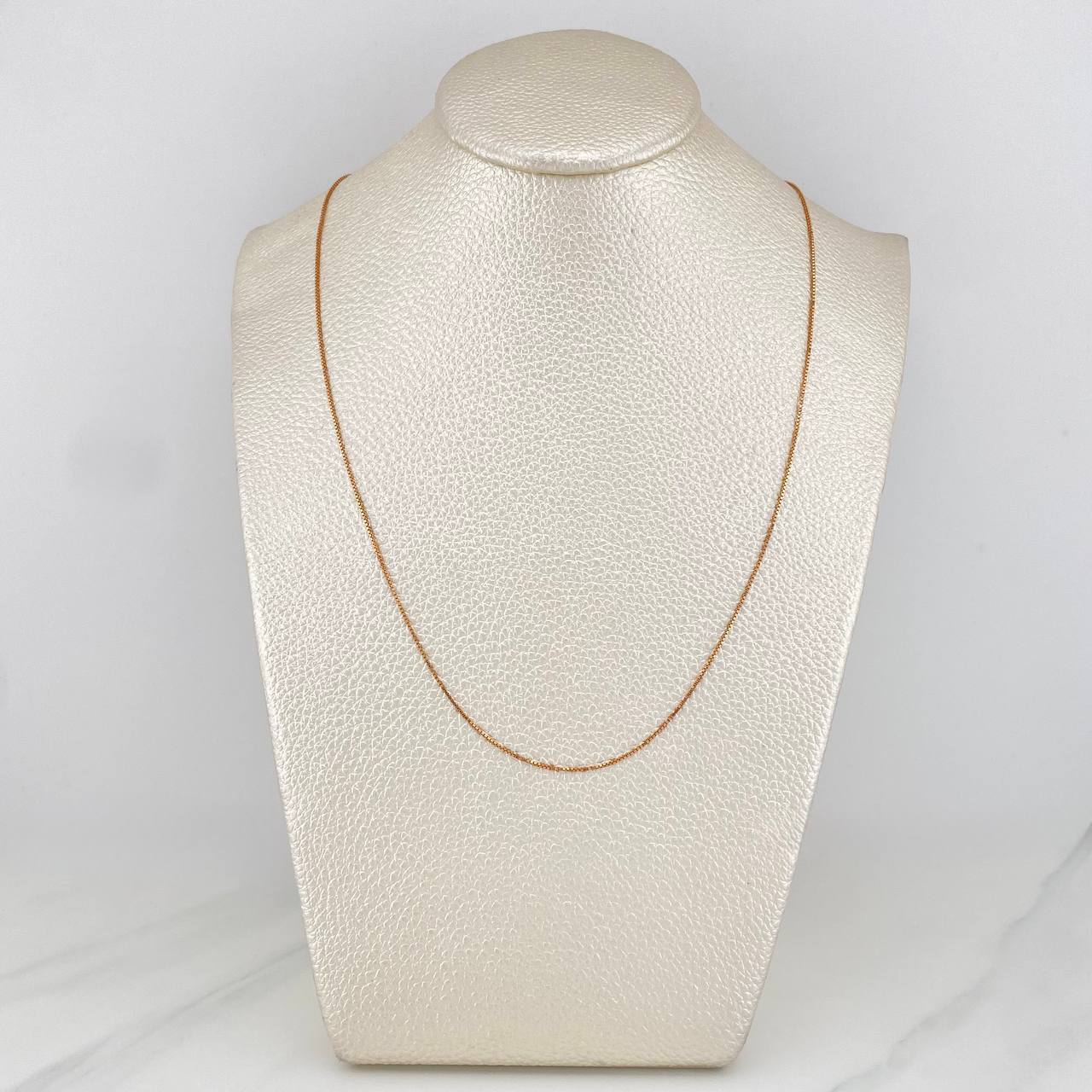 Cadena Veneciana 1.9 g / 20 in / 0.71 mm Oro Rosa 18K