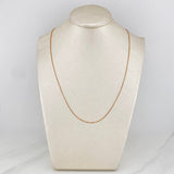 Cadena Veneciana 1.9 g / 20 in / 0.71 mm Oro Rosa 18K