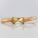 Pulso Entrelazado 12.55 g / 6 3/4 in / 4.5 mm Dos Oros Amarillo Rosa 18K