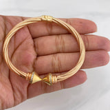 Pulso Entrelazado 12.55 g / 6 3/4 in / 4.5 mm Dos Oros Amarillo Rosa 18K