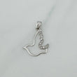 Dove Pendant 0.85 g / 1 in 18K White Gold