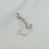 Dove Pendant 0.85 g / 1 in 18K White Gold