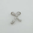 Bow Pendant 2.35 g / 3/4 in 18K White Gold