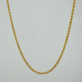 Rope Chain 2.5 g / 23 1/2 in / 1.92 mm Yellow Gold 18K