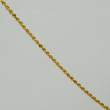 Rope Chain 2.5 g / 23 1/2 in / 1.92 mm Yellow Gold 18K