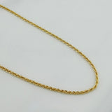 Rope Chain 2.5 g / 23 1/2 in / 1.92 mm Yellow Gold 18K
