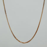 Venetian Chain 6.05 g / 24 in / 1.3 mm Two-Tone White Rose 18K