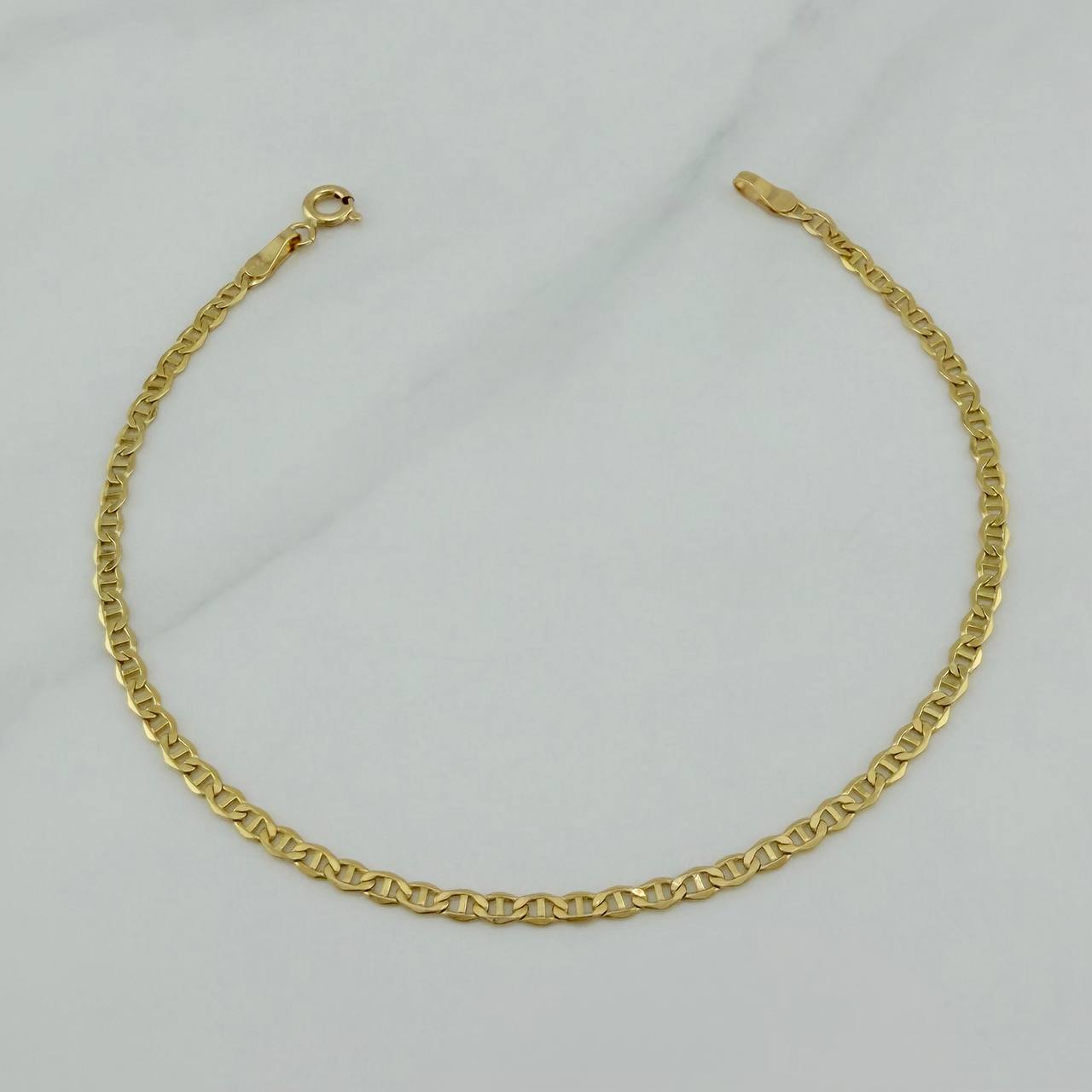 Flat Mariner Bracelet 1.3 g / 7 3/4 in / 2.55 mm Yellow Gold 18K